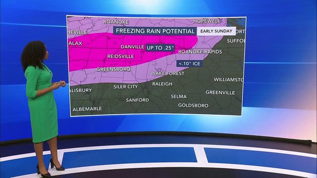 Winter weather advisory for parts of NC this weekend