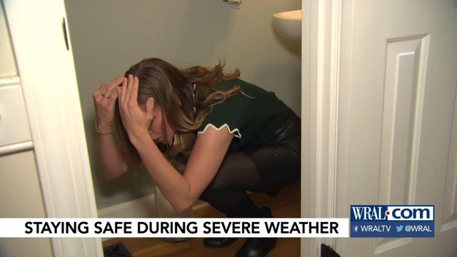 Avoid windows, cover your head when tornado warning is issued