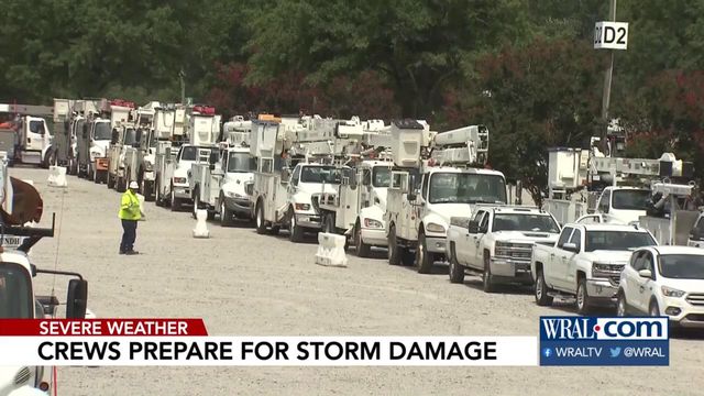 Duke Energy crews prepare for possible widespread outages as severe weather moves in