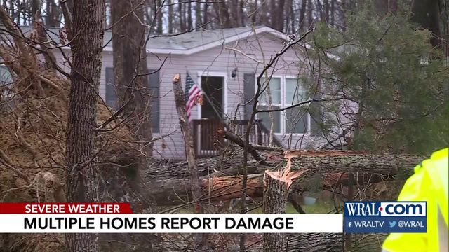 Multiple Orange County homes damaged from storms 