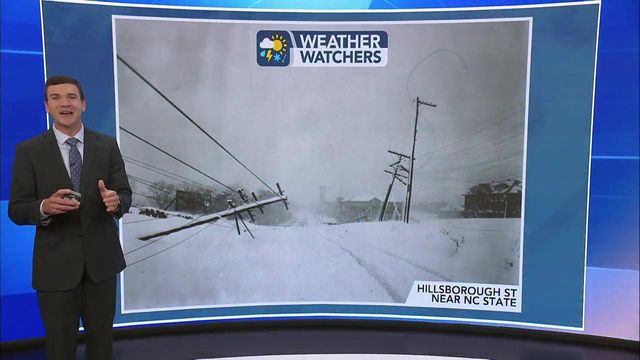 Over 100 years ago, snowstorm buried Raleigh on Easter weekend