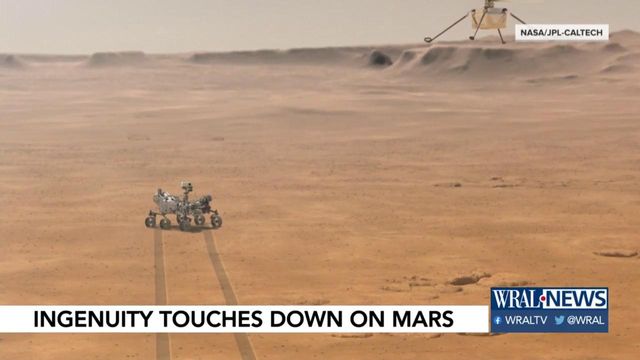 Ingenuity touches down on Mars