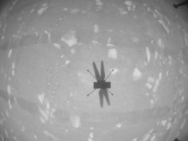 In-Flight Image From Ingenuity's Second Flight