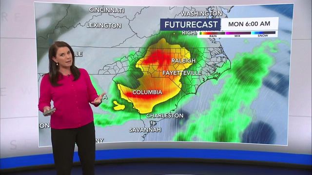 After hot weekend, tropical system could bring rain, storms to Triangle 