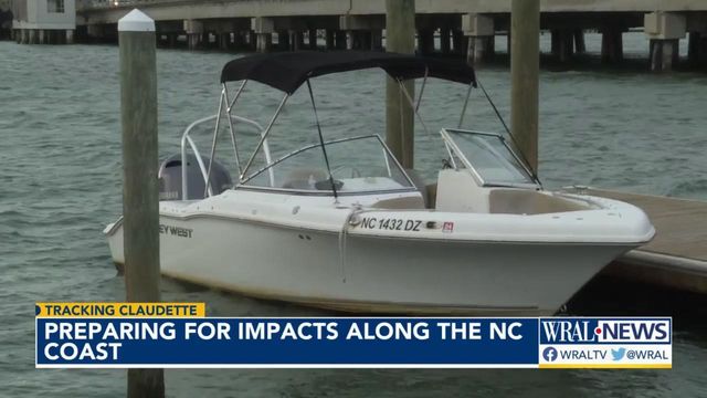 NC Coast prepares for Claudette