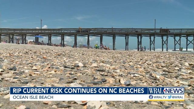 Rip current risk high across NC beaches