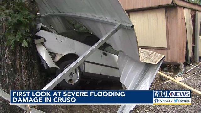 Estimated $300 million in damage done in Cruso as 200 homes swept away in flooding