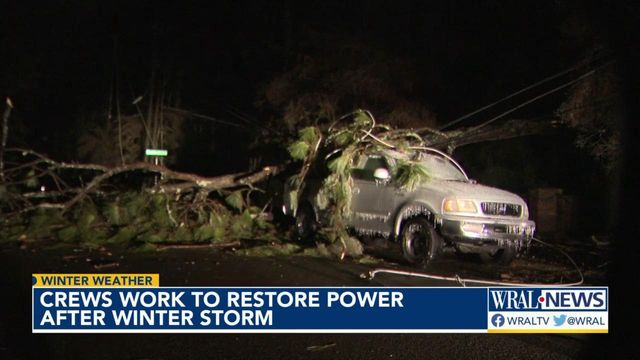 Power out, many left in cold and dark in Moore County