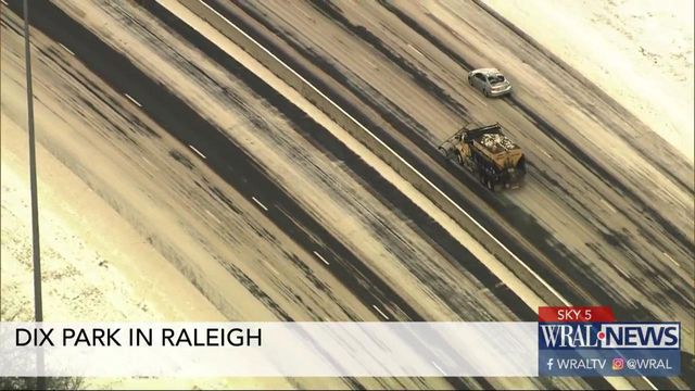 Sky 5: Raleigh's main roads snow-covered; go slow