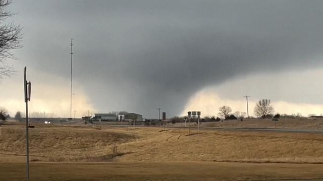 Six killed, including two children, after tornado rips through central Iowa 