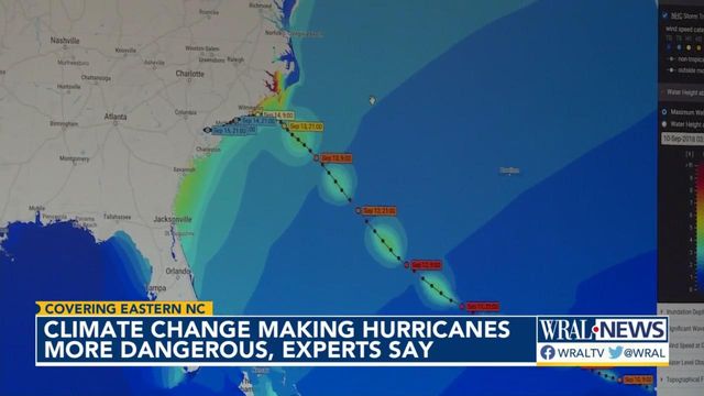 Climate change making hurricanes more dangerous, experts say