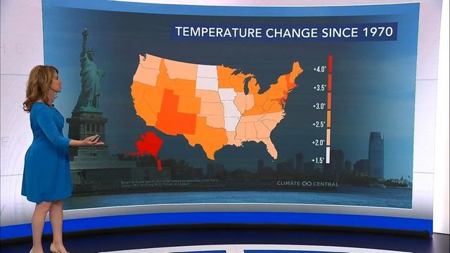 On Earth Day, a look at how much warmer our temperatures are