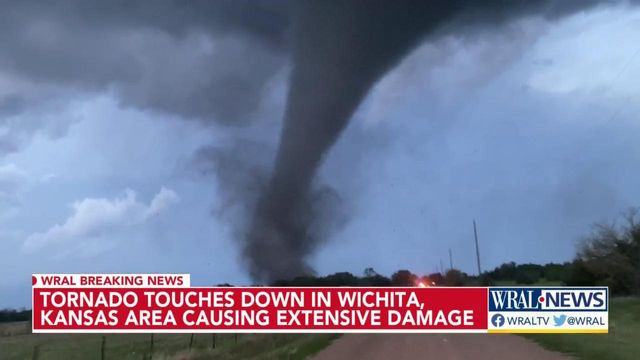 Tornado touches down in Wichita, causing severe damage