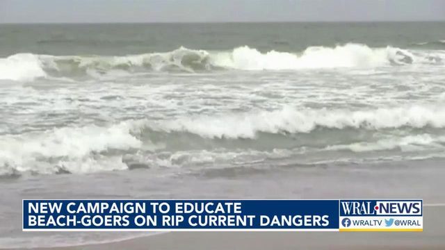 New campaign underway to educate NC beachgoers on rip current dangers 