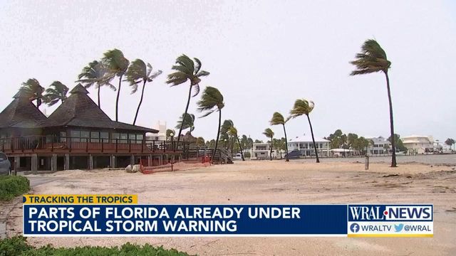 Parts of Florida already under Tropical Storm Warning 