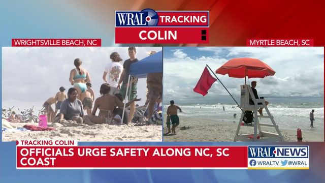 Authorities urge safety along NC, SC coast as rip current risk remains high 