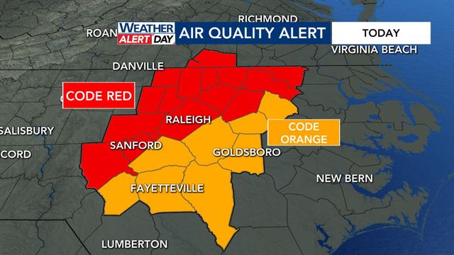 Smoke from Canada wildfires prompts air quality alerts in NC