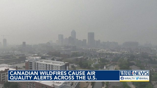 Canadian wildfires cause air quality alerts across the US