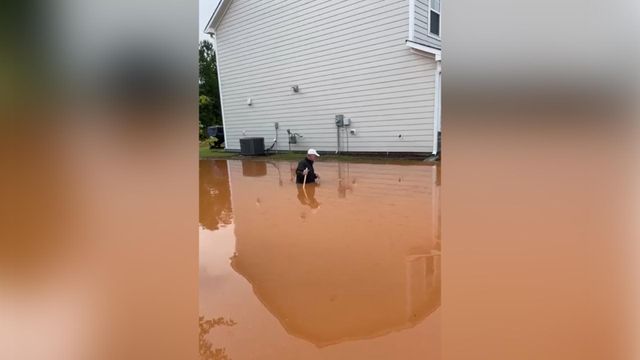 Caught on cam: Flooding in Franklin County neighborhood