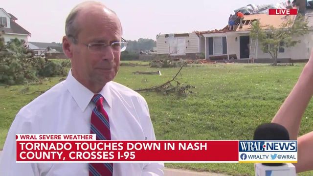 Clean up underway after tornado tears through Nash and Edgecombe Counties