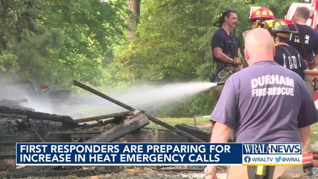 First responders are preparing for increase in heat emergency calls