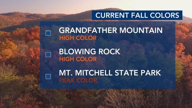 Moderate Vs Peak Color Fall Fall color: High colors and peeking starting in the mountains :: WRAL.com