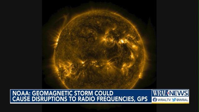 Geomagnetic storm could cause disruptions to rapid frequencies, GPS