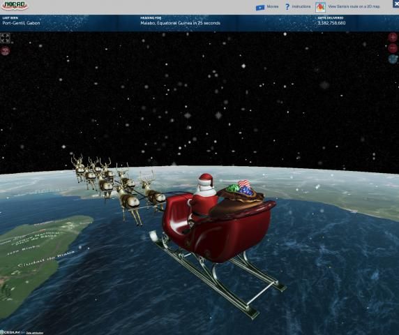 NORAD Santa Tracker