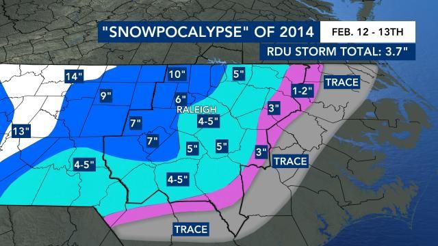 The Raleigh 'Snowpocalypse' of 2014