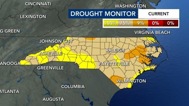 Drought worsens with 75% of NC now in a moderate or severe drought ...