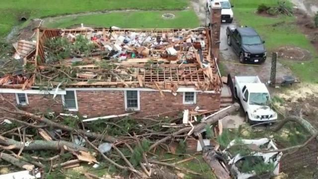 It's ruined': Roof torn off middle school when deadly EF-3 tornado