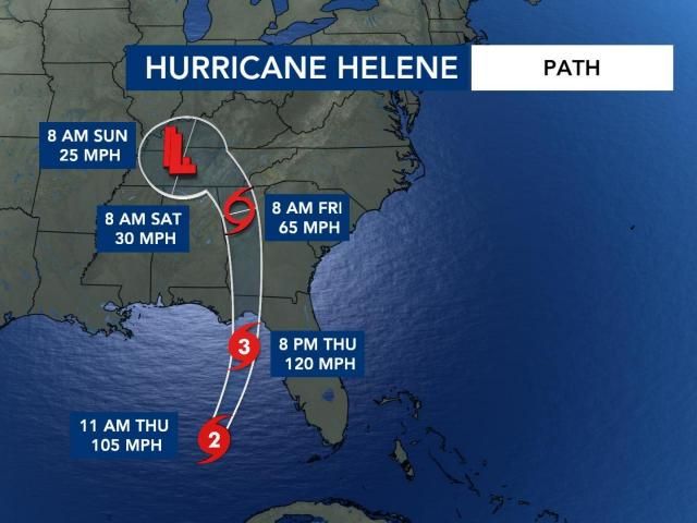 Helene is now a cat. 3. Major hurricane causing life-threatening flooding in North Carolina mountains, tornado threat in Triangle