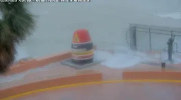Live look at conditions in Key West, Florida