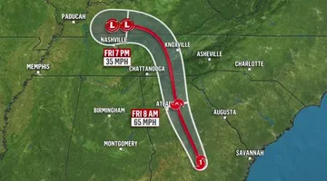 Tracking Hurricane Helene