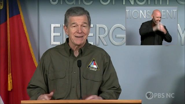 Gov. Roy Cooper has an update on Helene's impact