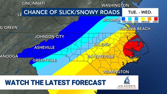 WRAL Weather forecast for Raleigh, Durham, Fayetteville