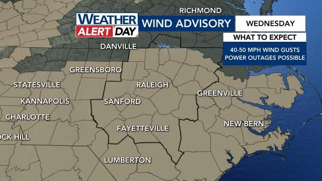 Wind advisory for March 5, 2025