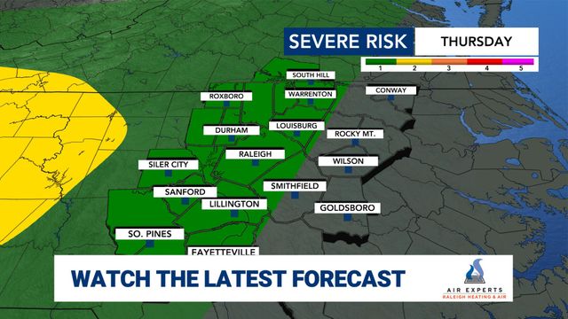 WRAL WeatherCenter Forecast