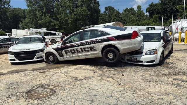 Flooding on Sunday prompted the town of Carrboro to move police cars at the public works facility.