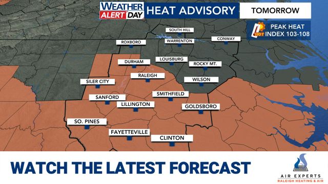 WRAL WeatherCenter Forecast