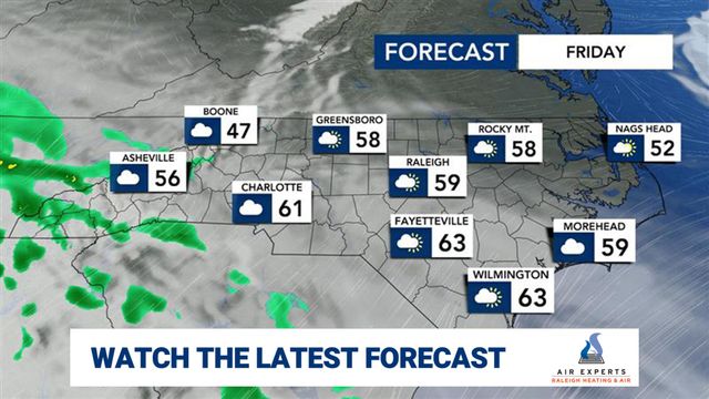 WRAL WeatherCenter Forecast