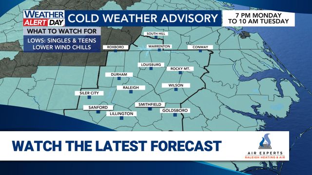 WRAL WeatherCenter Forecast