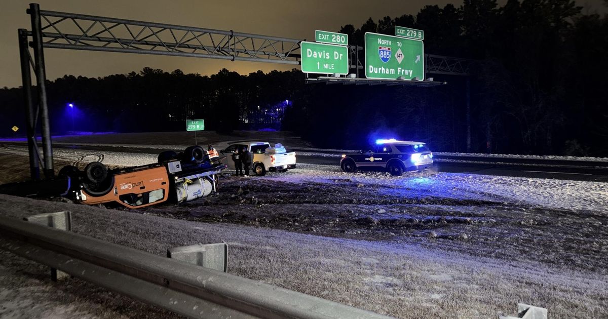 Roads latest: Many highways clear, but Triangle's secondary roads still covered in ice