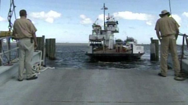 Ferries shuttle critical supplies to Hatteras Island