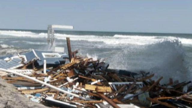 Hatteras Island home collapses eight days after Irene