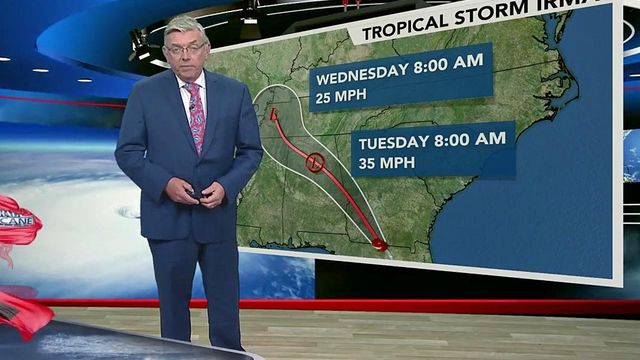 11pm update: Irma downgraded to tropical depression