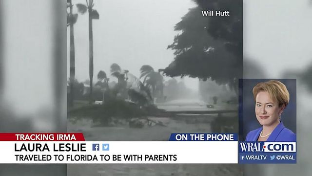 Leslie reports on conditions in Fort Myers, Fla.
