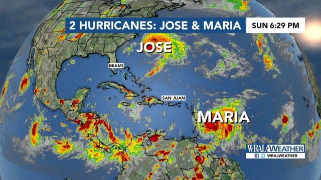 As Jose impacts NC coast, Maria's impacts on east coast remain uncertain 