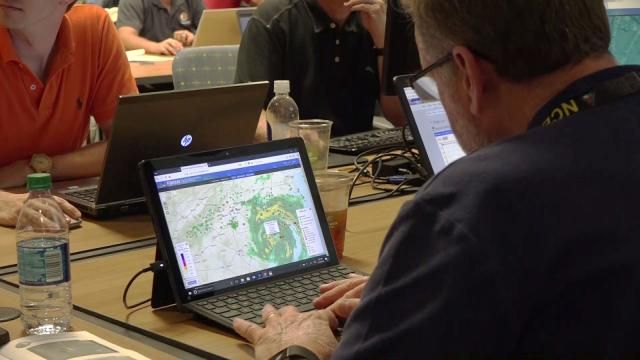 Tracking flooding from Florence