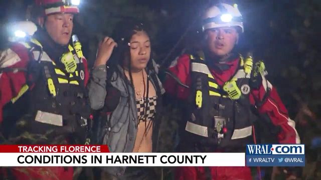 One rescued from Harnett County floodwaters